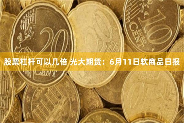 股票杠杆可以几倍 光大期货：6月11日软商品日报