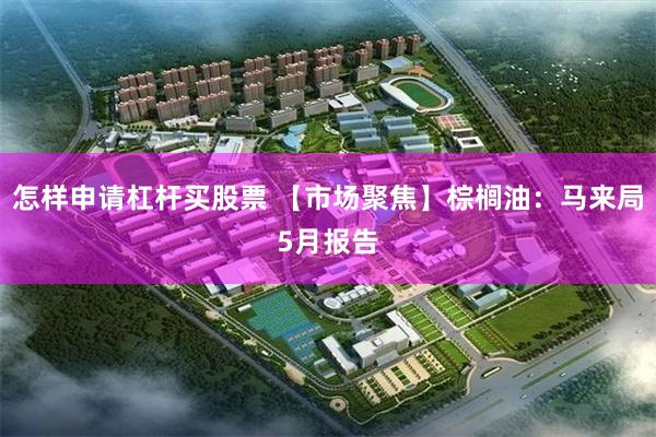 怎样申请杠杆买股票 【市场聚焦】棕榈油：马来局5月报告