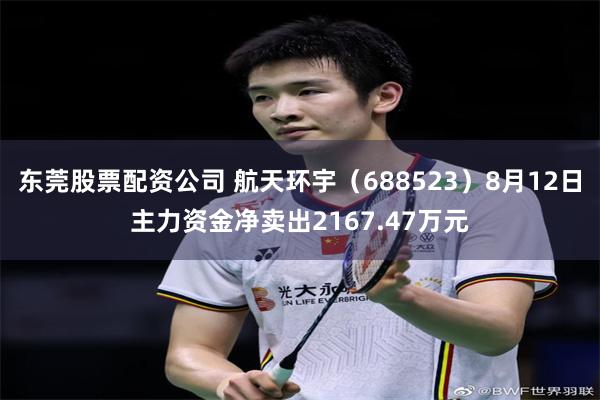 东莞股票配资公司 航天环宇（688523）8月12日主力资金净卖出2167.47万元