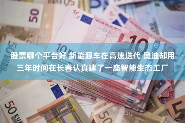 股票哪个平台好 新能源车在高速迭代 奥迪却用三年时间在长春认真建了一座智能生态工厂
