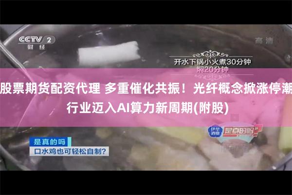 股票期货配资代理 多重催化共振!光纤概念掀涨停潮 行业迈入AI算力新周期(附股)