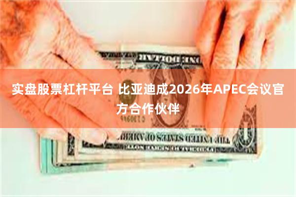 实盘股票杠杆平台 比亚迪成2026年APEC会议官方合作伙伴
